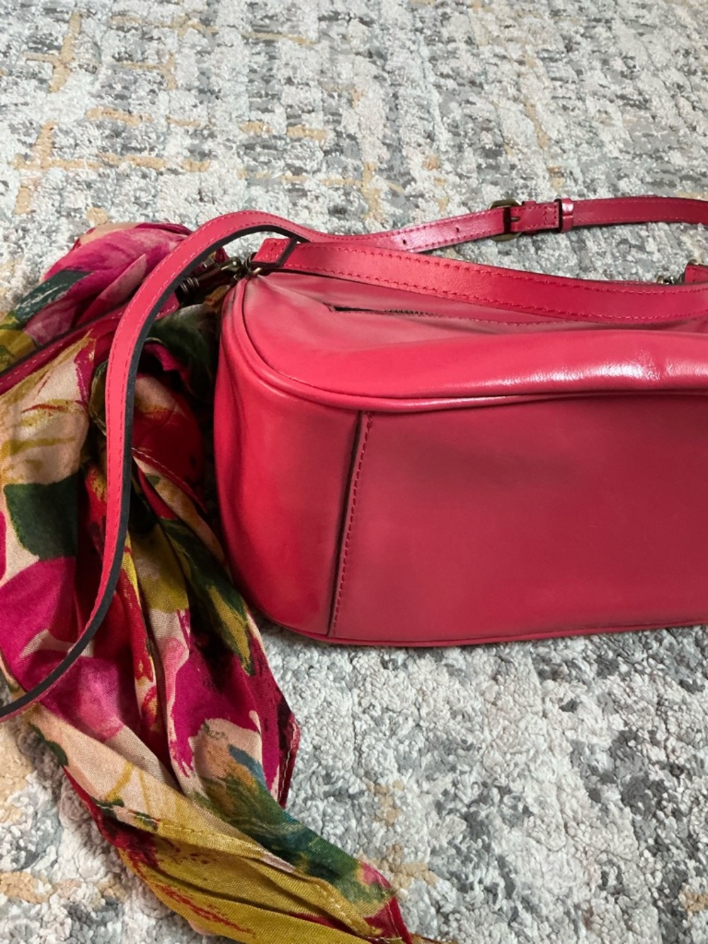 PATRICIA NASH IKARIA LEATHER SHOULDER BAG! EUC! - Picture 7 of 12